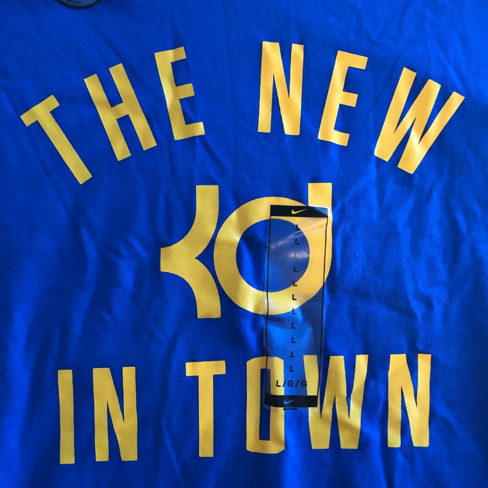 NWT Mens Nike KD Dri Cotton T-Shirt - Sz. L - Picture 2 of 2